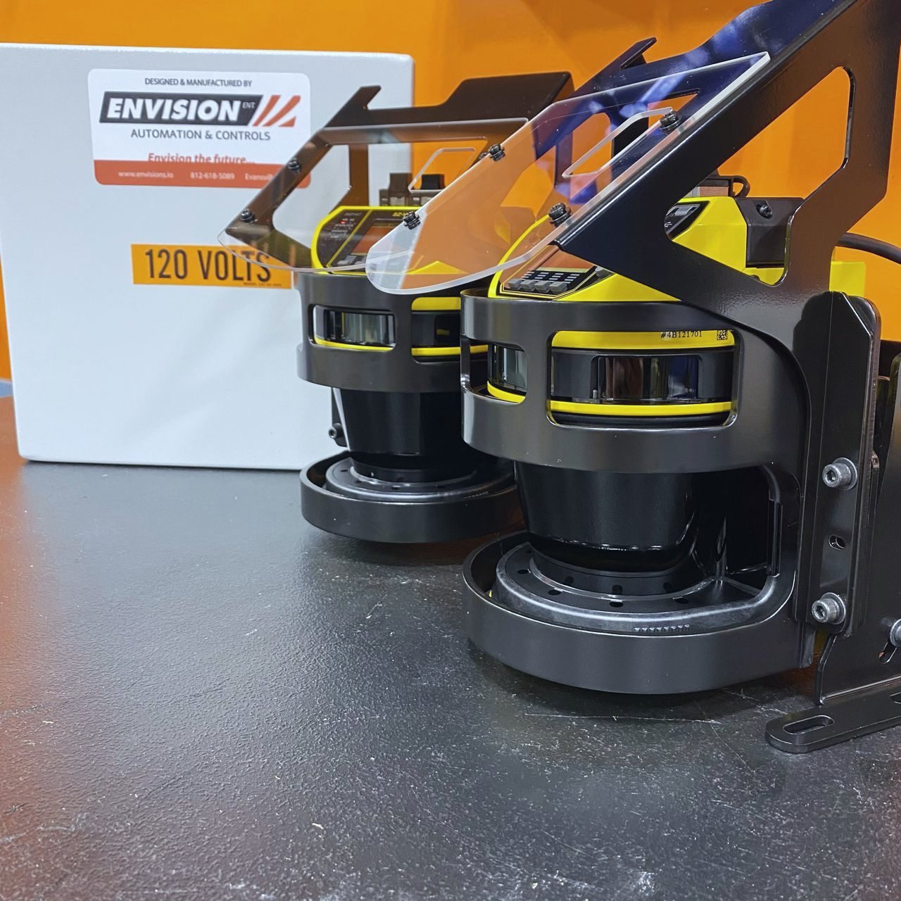Guarded safety laser scanners prepared by Envision