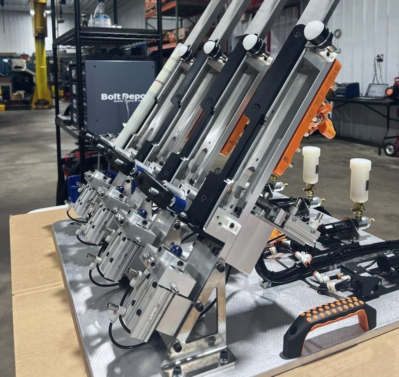 Pneumatic tooling fixture machined and built by Envision